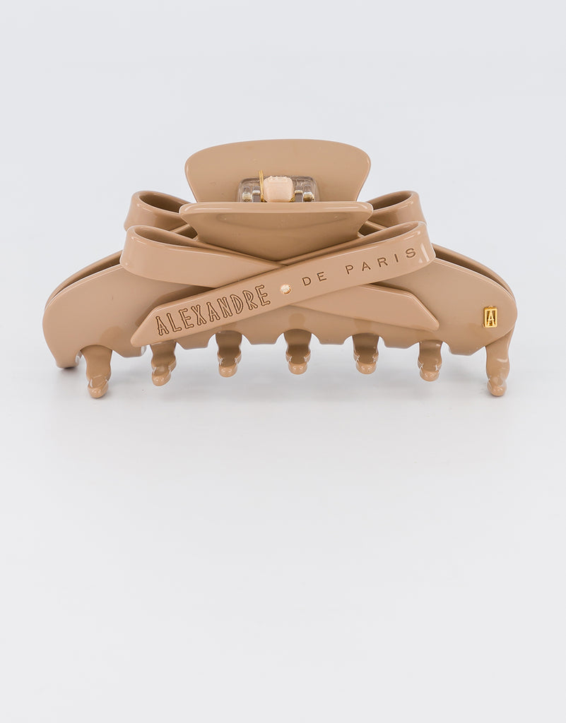 ALEXANDRE DE PARIS branded large acetate hair clip