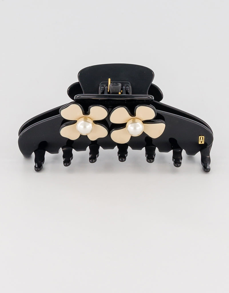 ALEXANDRE DE PARIS large Camelia hair clip