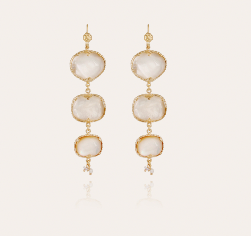 GAS BIJOUX Silene earrings gold