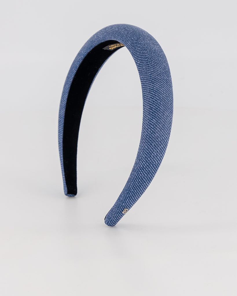 ALEXANDRE DE PARIS Denim headband