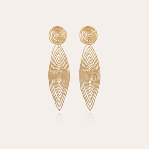 GAS BIJOUX Longwave earrings small size gold