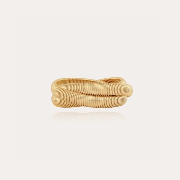 GAS BIJOUX Infinity three rows bracelet gold