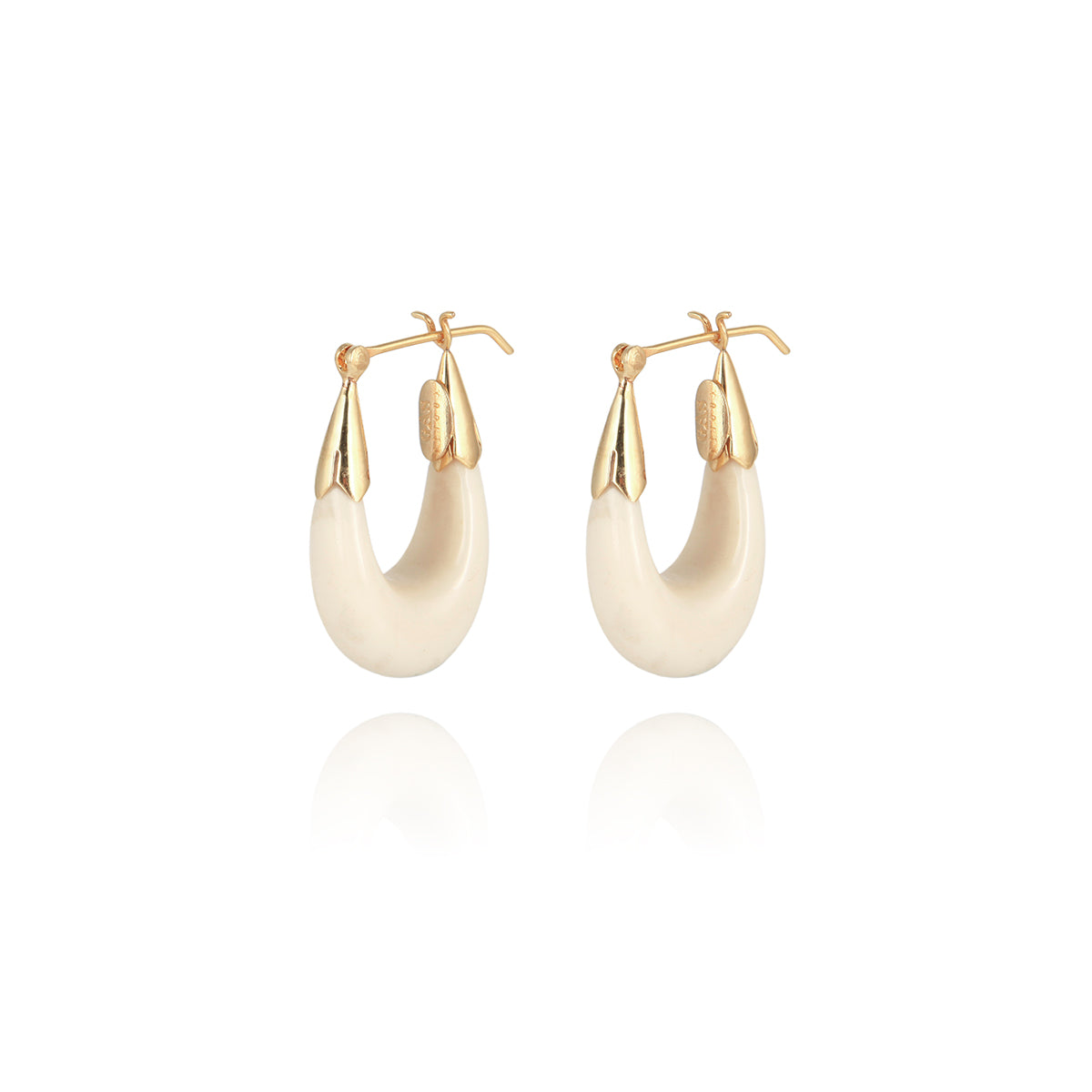 GAS BIJOUX Ecume earrings small size gold