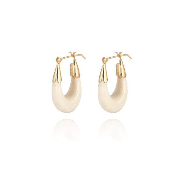 GAS BIJOUX Ecume earrings small size gold