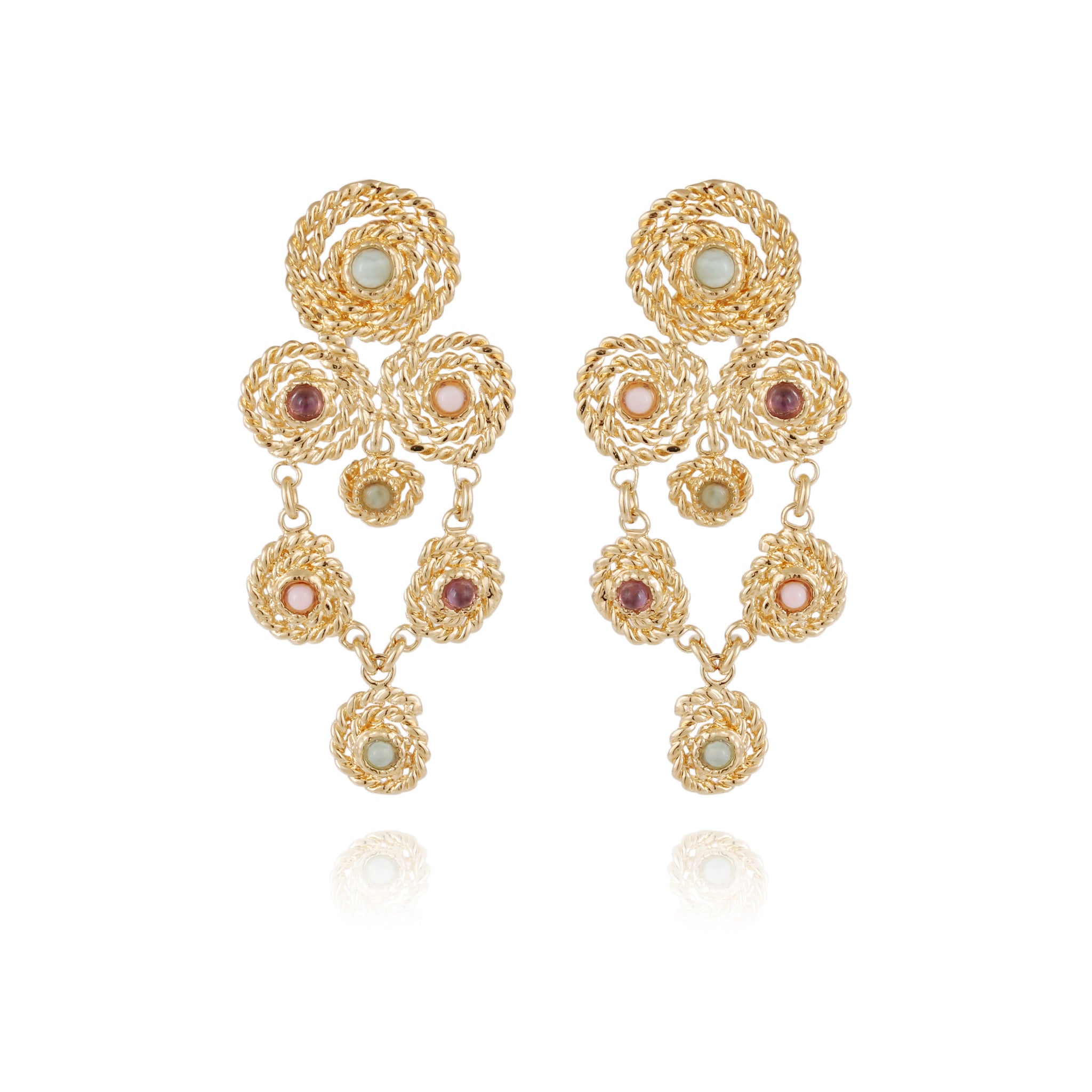 GAS BIJOUX Mistral earrings small size gold