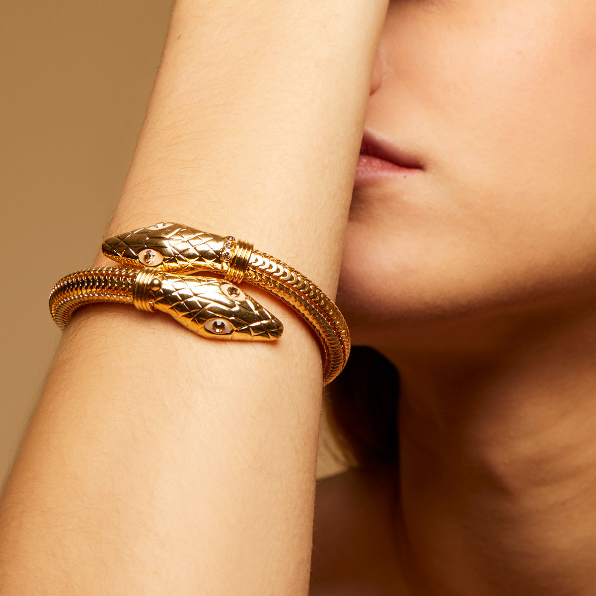 GAS BIJOUX Cobra bracelet gold