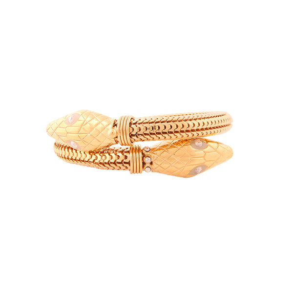 GAS BIJOUX Cobra bracelet gold