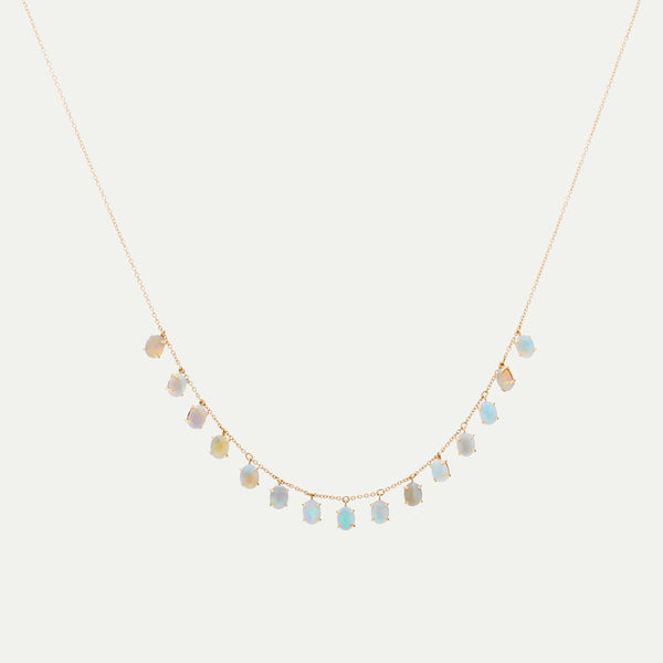 WE BY WHITE BIRD, Dancing Drops Opal Necklace