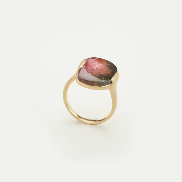 WE BY WHITE BIRD, Grace Red Tourmaline Ring