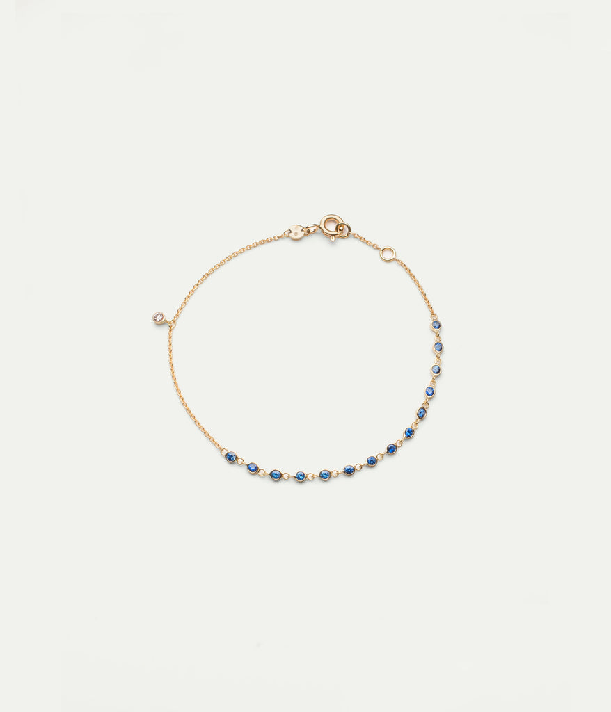 WE BY WHITE BIRD Clarisse Sapphire Bracelet