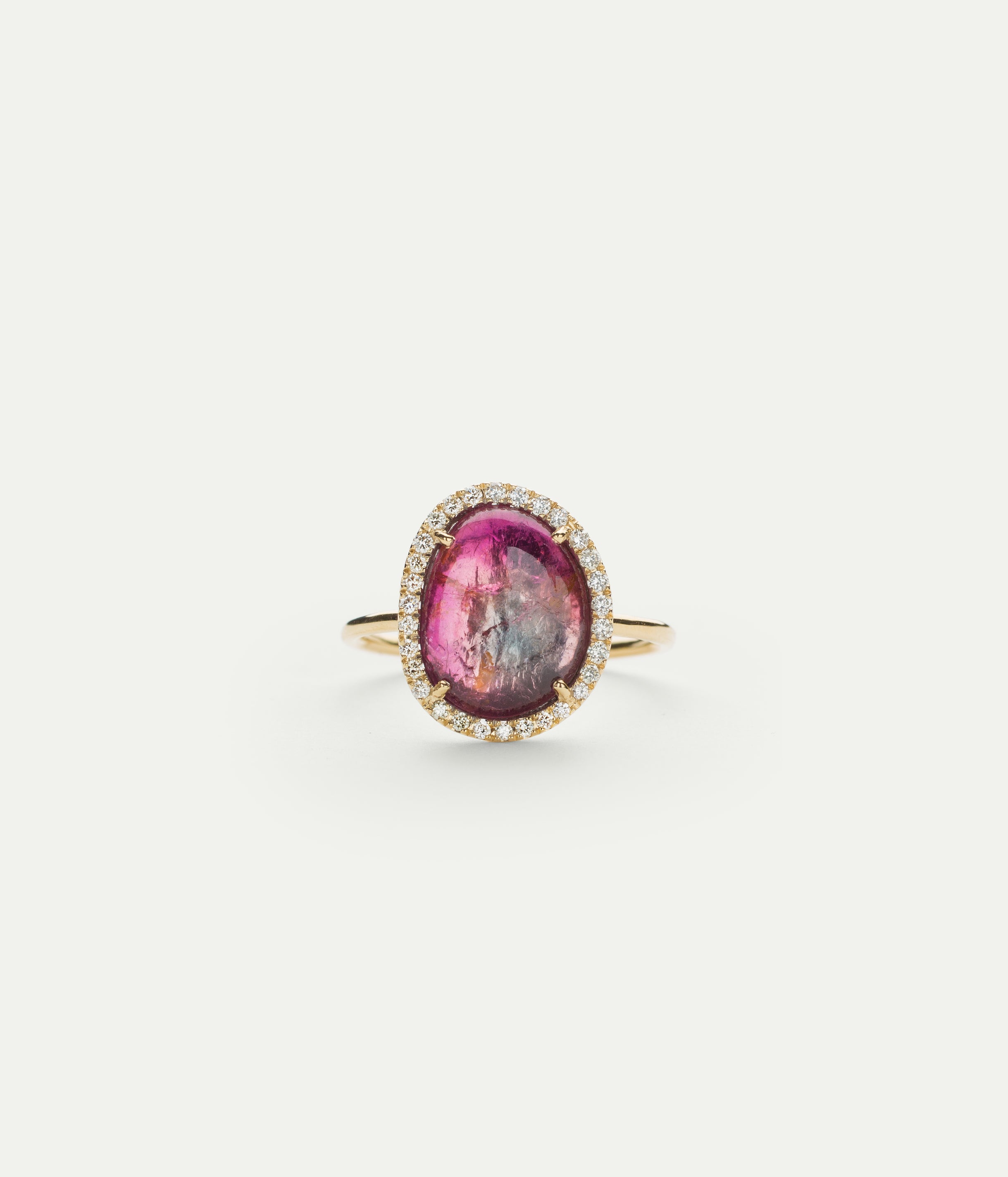 WE BY WHITE BIRD, Diana Tourmaline Watermelon Ring