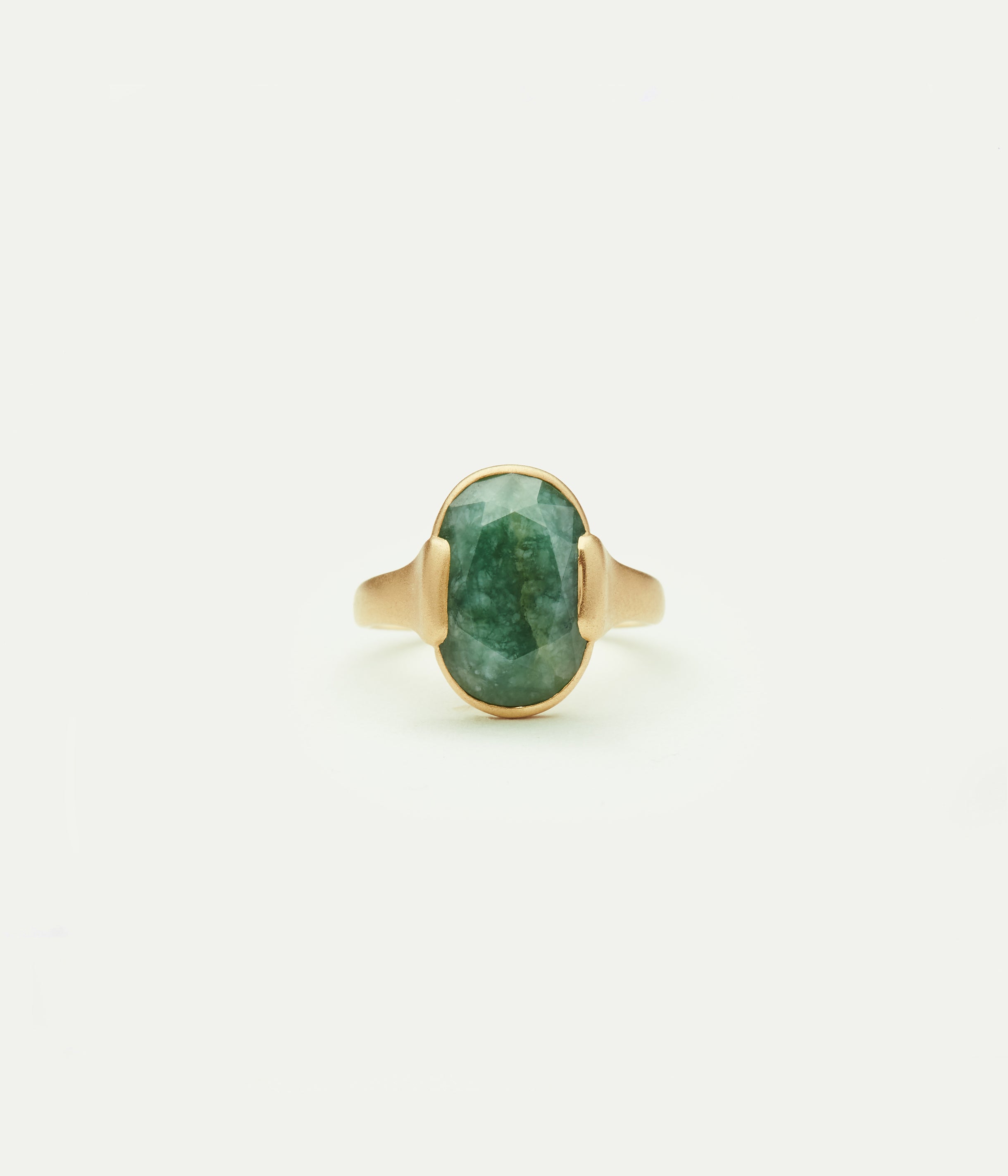 WE BY WHITE BIRD, Grace Emerald Pinky Ring