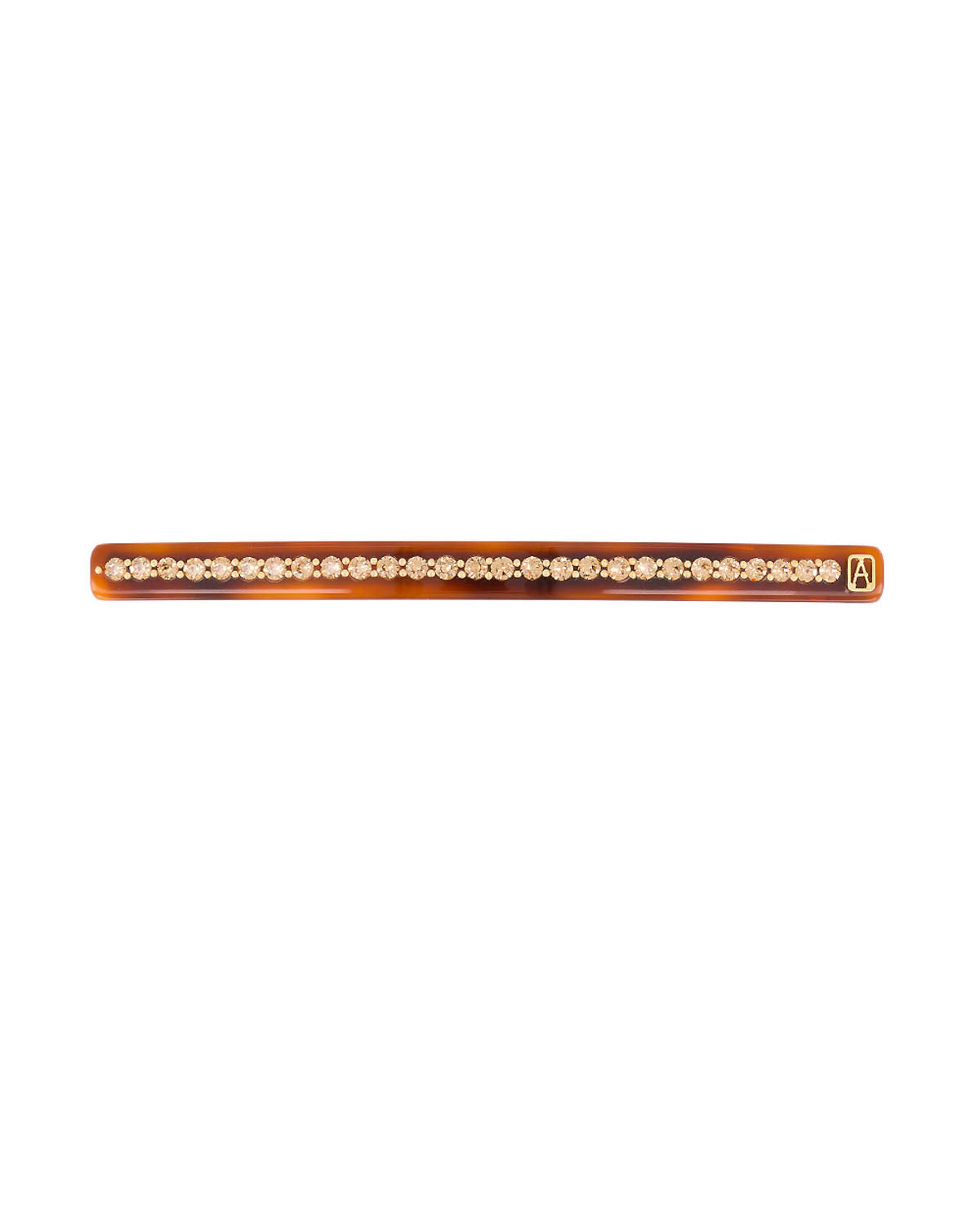 ALEXANDRE DE PARIS Tuileries Long Crystals Acetate Barrette