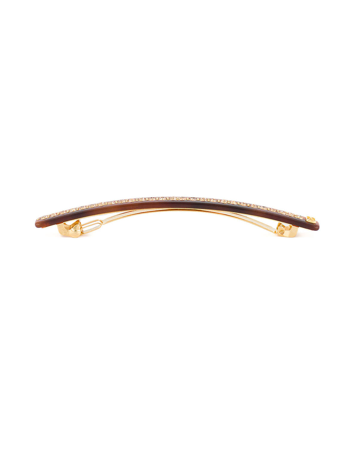ALEXANDRE DE PARIS Tuileries Long Crystals Acetate Barrette