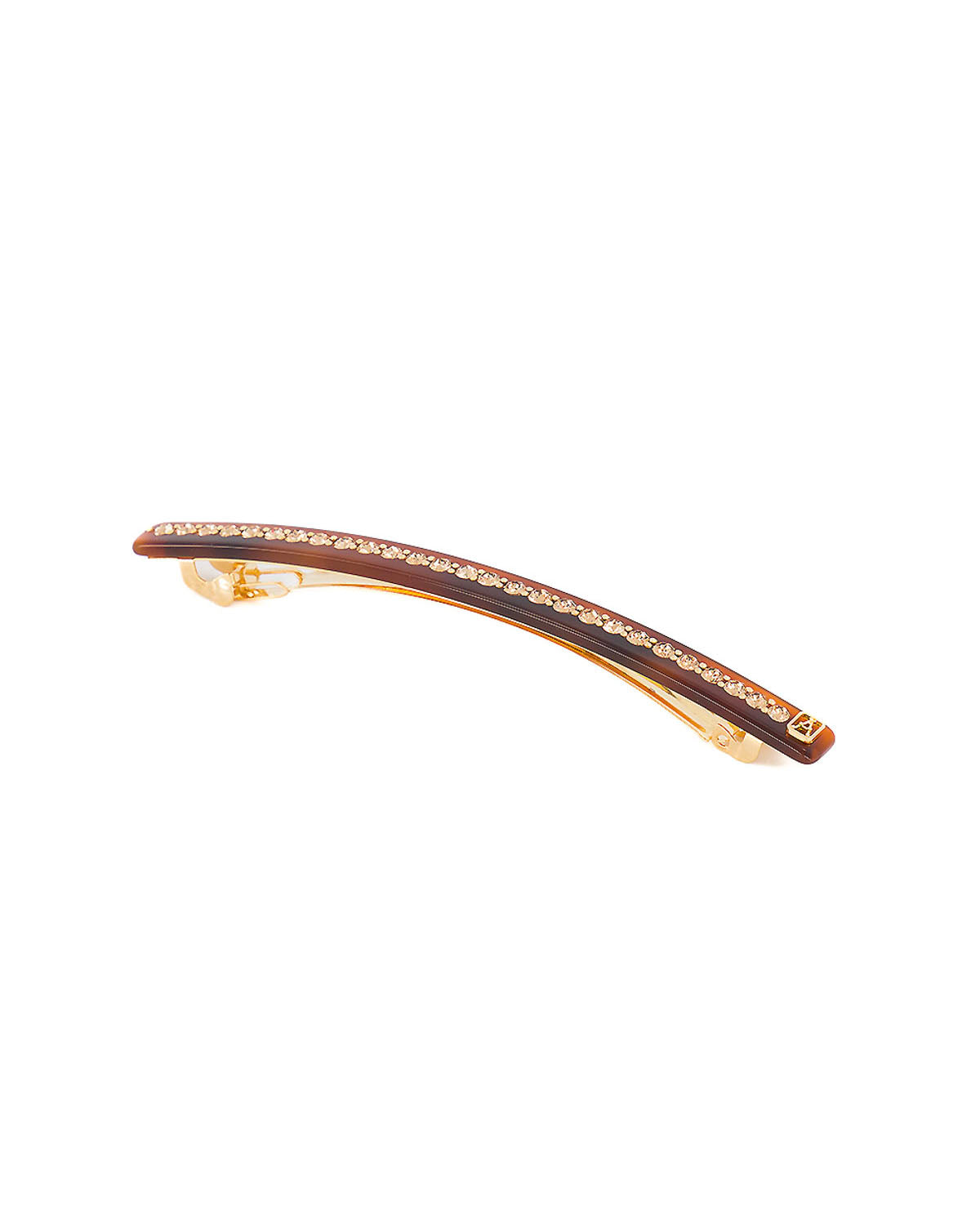 ALEXANDRE DE PARIS Tuileries Long Crystals Acetate Barrette