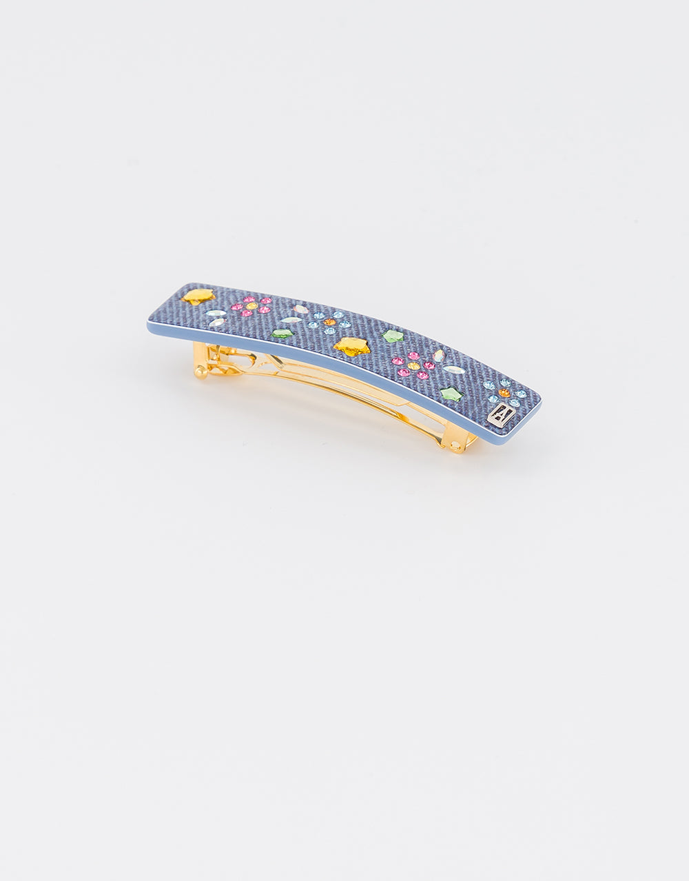 ALEXANDRE DE PARIS Swarovski Colored Crystal Acetate Barrette