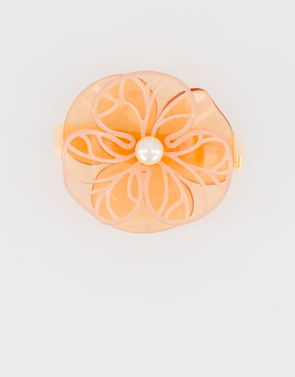 ALEXANDRE DE PARIS Boheme camelia acetate hair barette