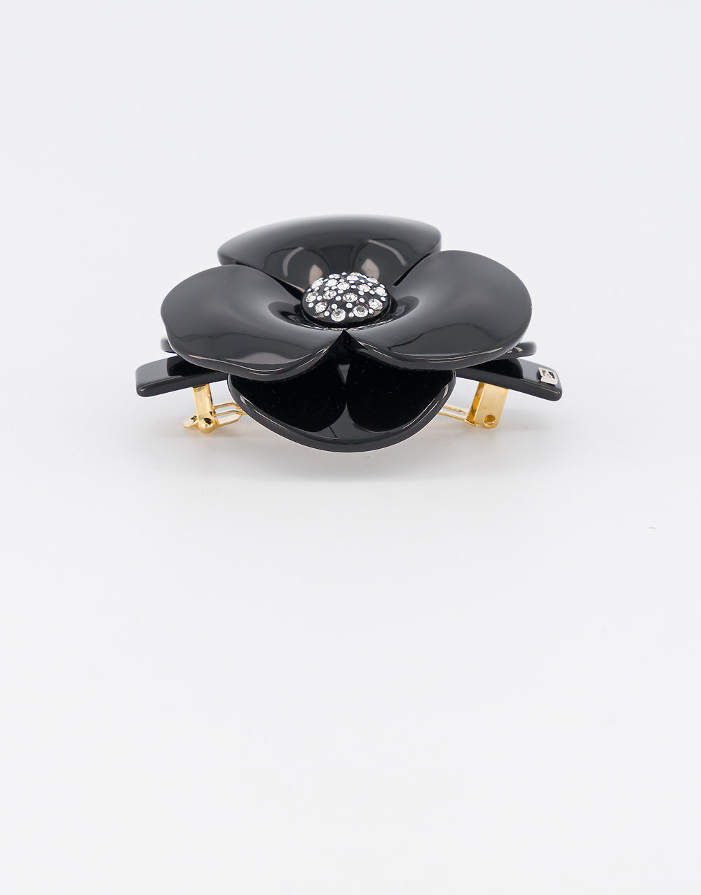 ALEXANDRE DE PARIS  Camelia acetate barette