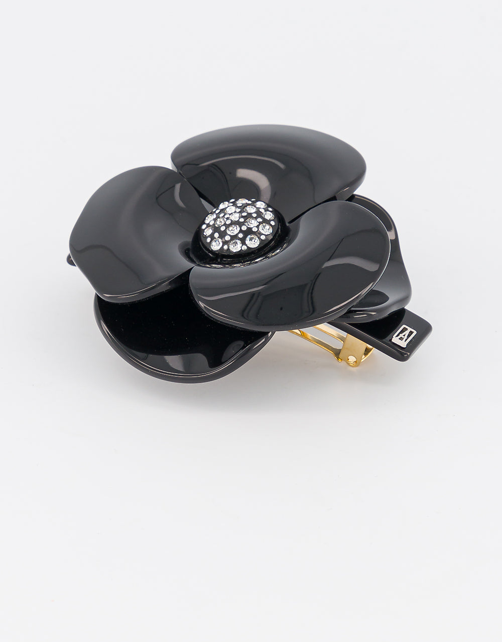 ALEXANDRE DE PARIS  Camelia acetate barette