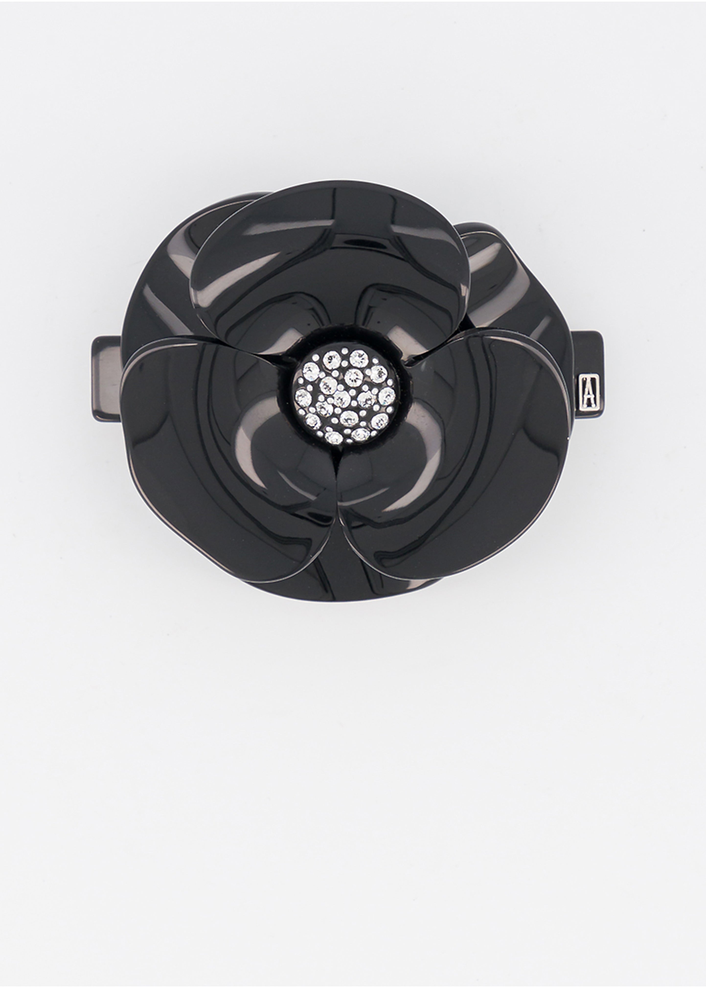 ALEXANDRE DE PARIS  Camelia acetate barette