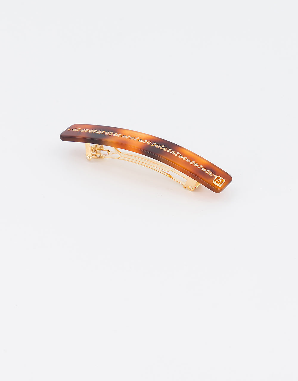 ALEXANDRE DE PARIS Tuileries Strass Acetate Barrette