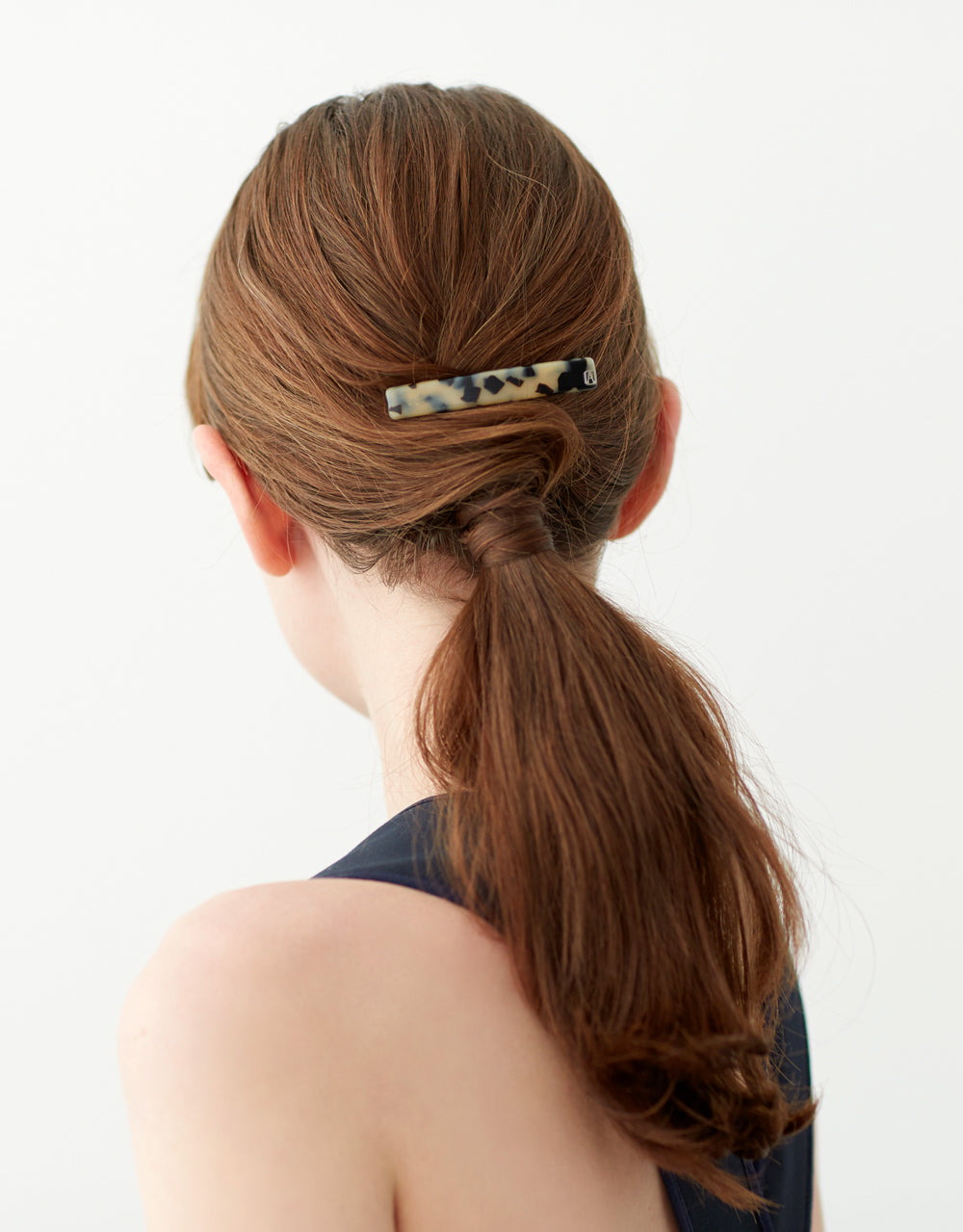 ALEXANDRE DE PARIS Tuileries Small Acetate Barrette