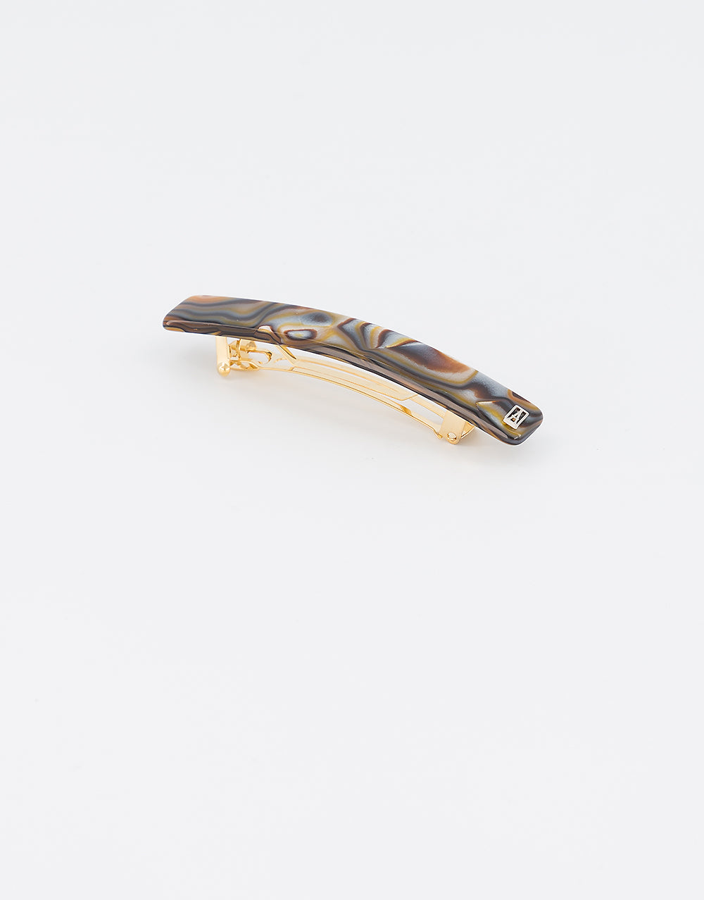 ALEXANDRE DE PARIS Tuileries Small Acetate Barrette