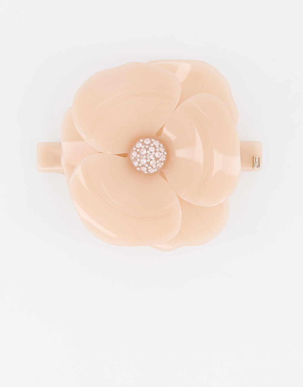 ALEXANDRE DE PARIS Camelia acetate barette