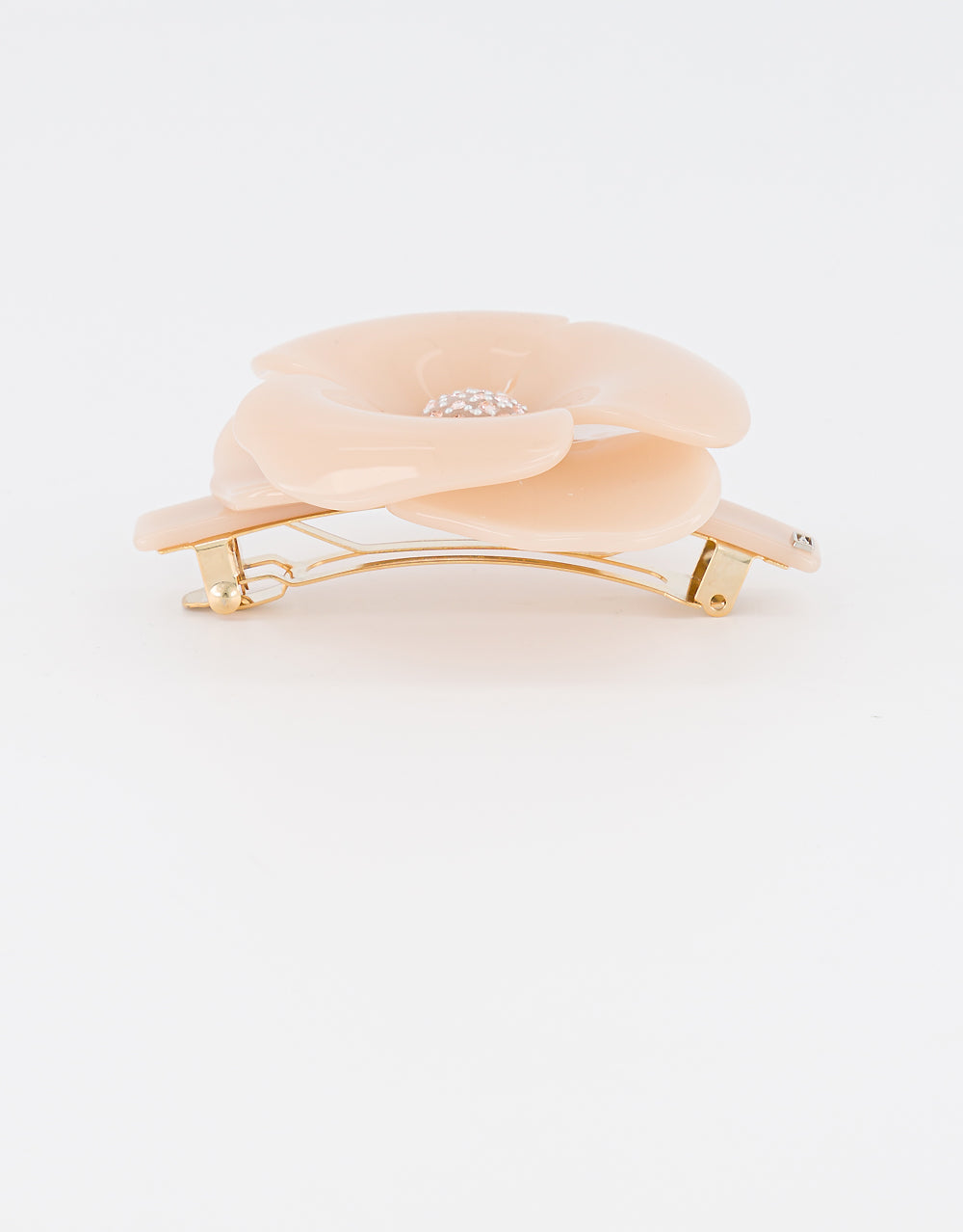 ALEXANDRE DE PARIS Camelia acetate barette