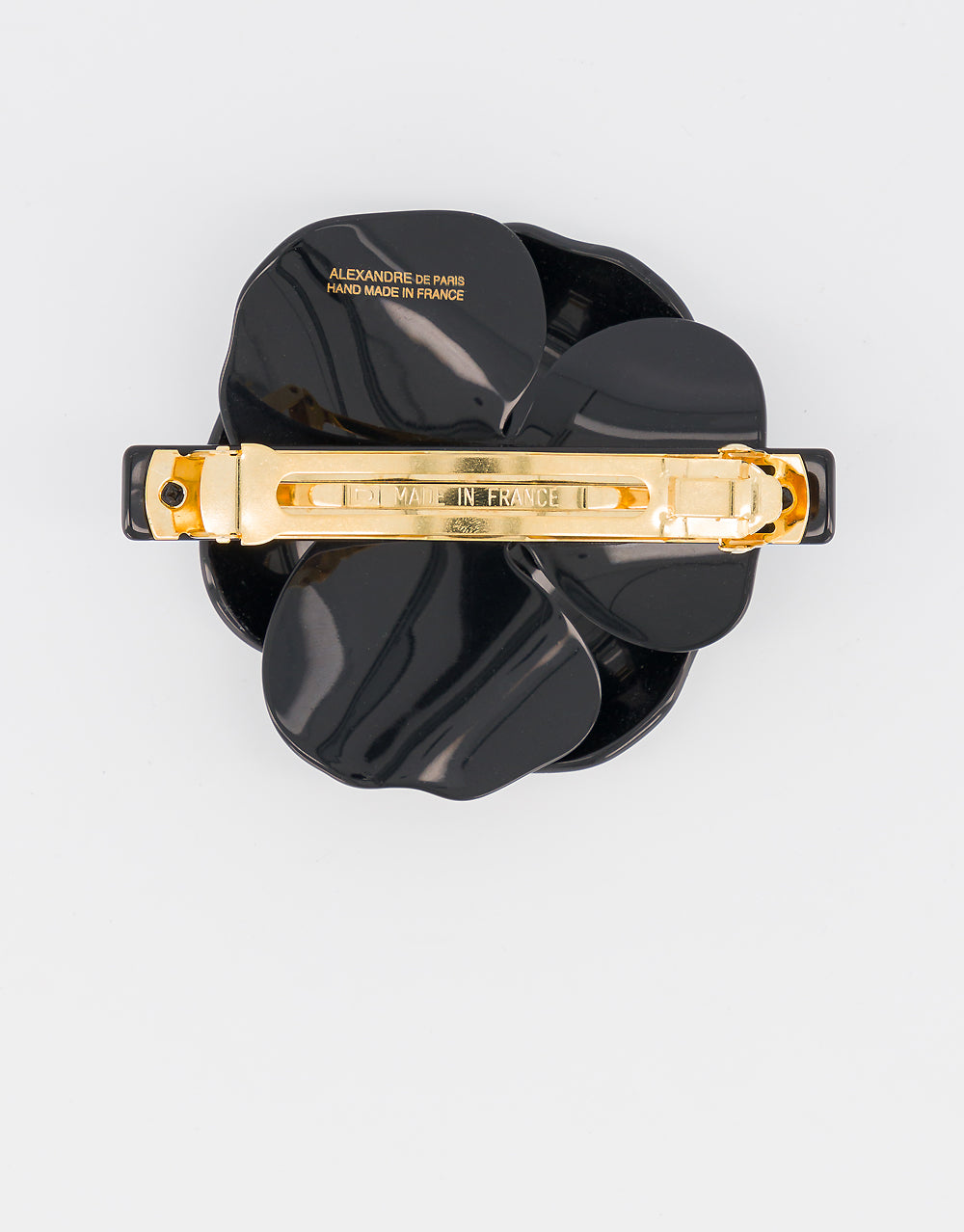 ALEXANDRE DE PARIS Camelia acetate barette