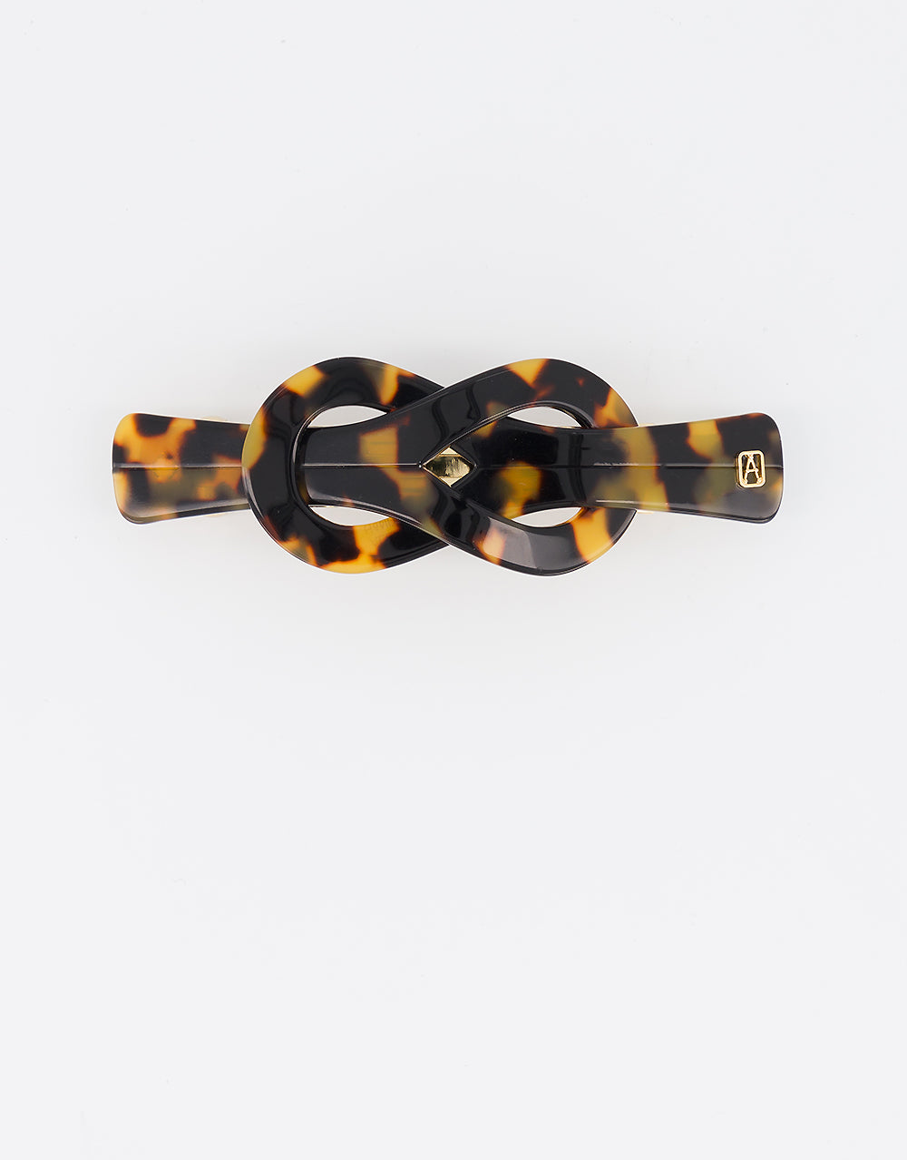 ALEXANDRE DE PARIS Bastille knot acetate hair barette