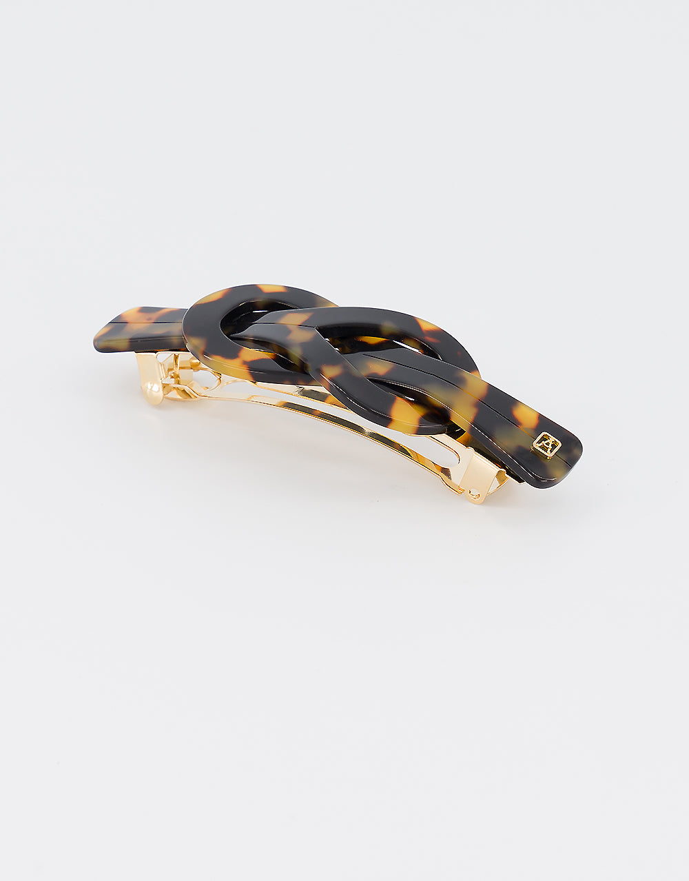 ALEXANDRE DE PARIS Bastille knot acetate hair barette