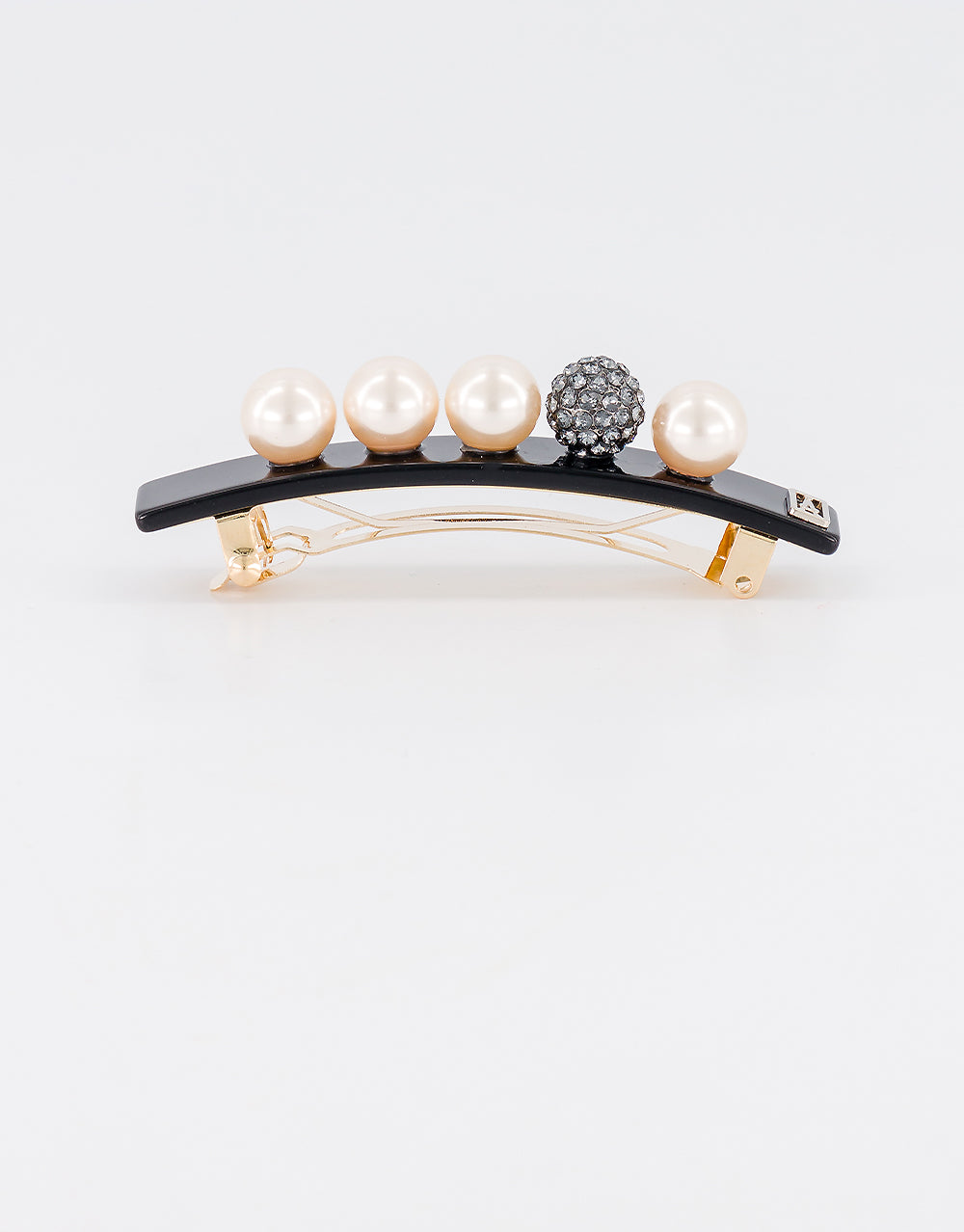 ALEXANDRE DE PARIS Accord Parfait Pearls and Swarovski Acetate Barrette