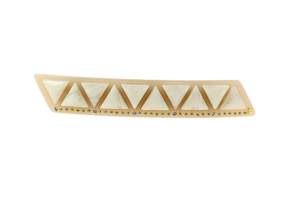 ALEXANDRE DE PARIS Swarovski Crystal Acetate Hair Barrette
