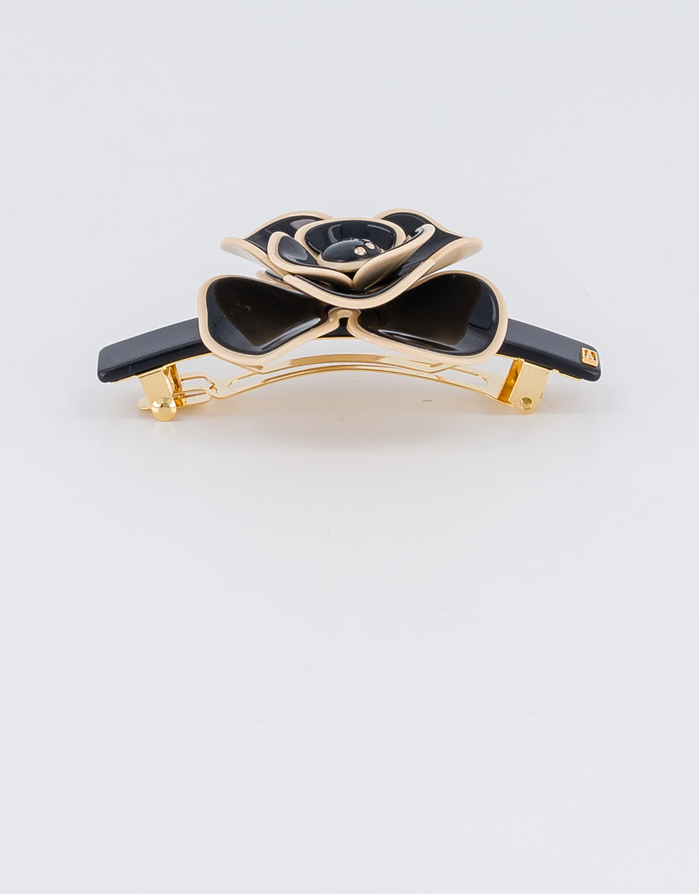 ALEXANDRE DE PARIS Camelia Saint Honore acetate hair barrette