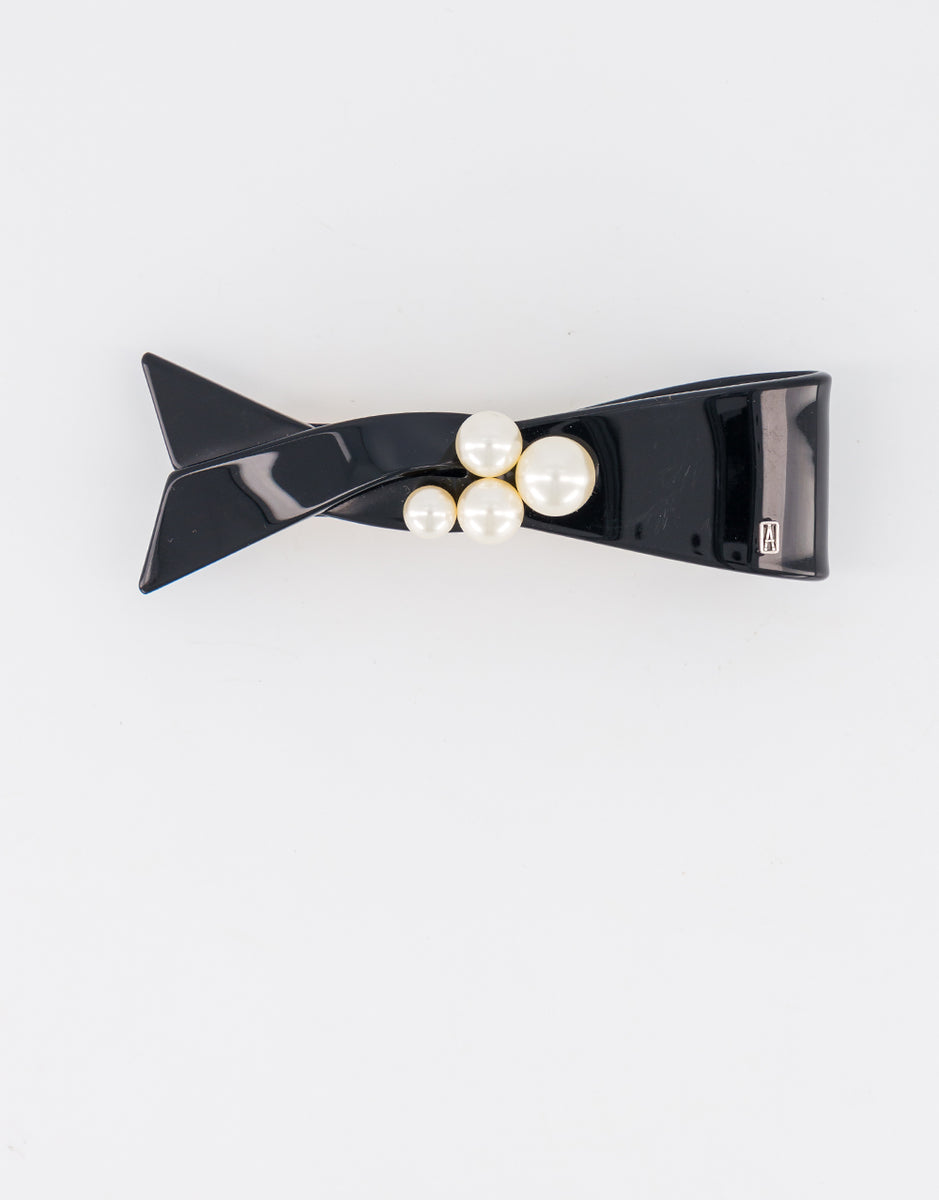 ALEXANDRE DE PARIS Pearls Acetate Barrette