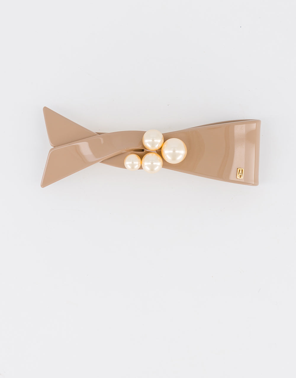 ALEXANDRE DE PARIS pearls acetate barette