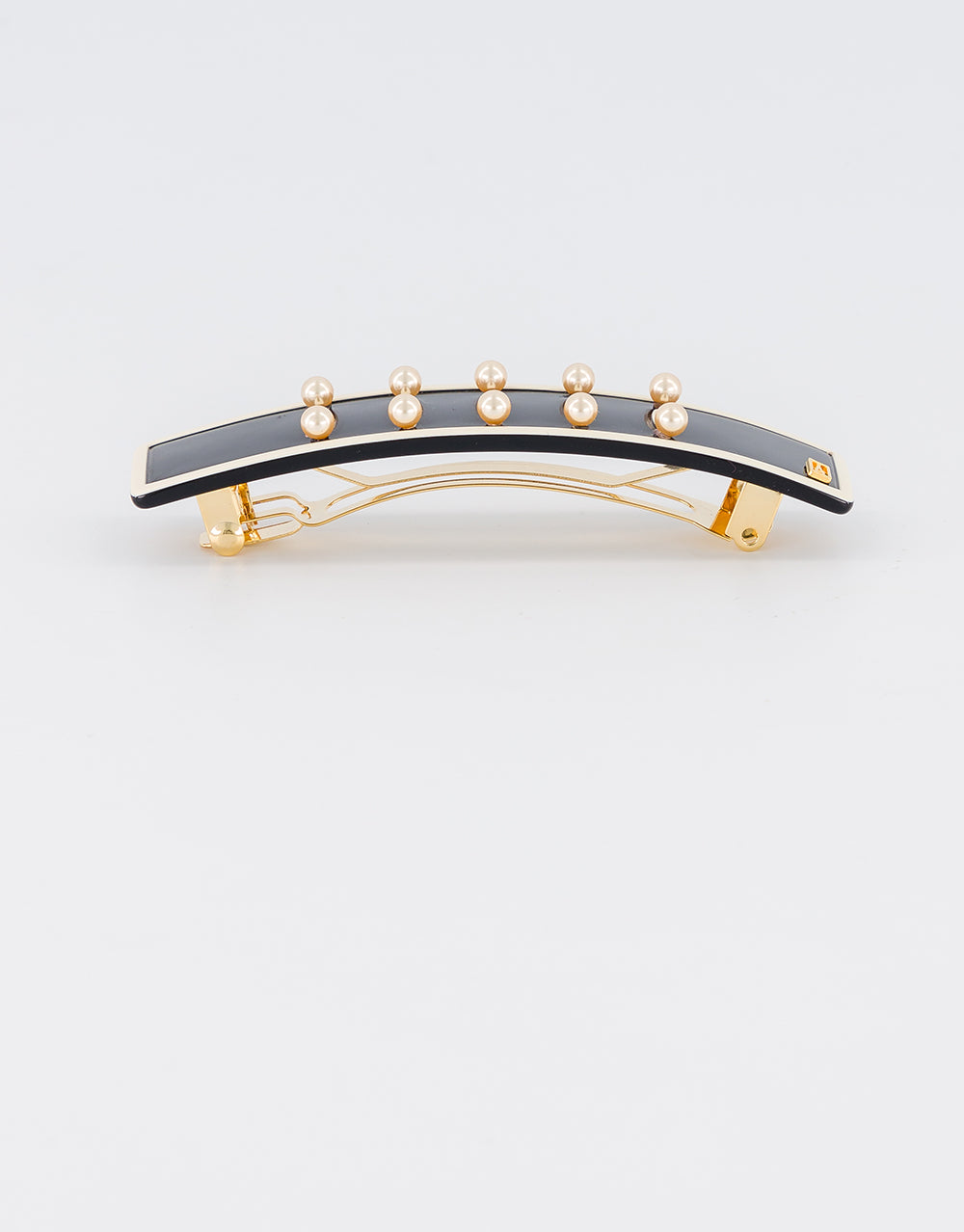 ALEXANDRE DE PARIS Acetate Pearl Barrette