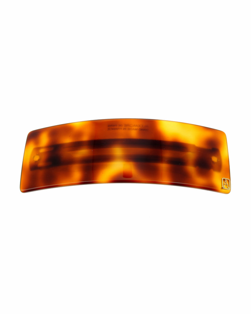 ALEXANDRE DE PARIS tortoiseshell acetate hair clip barette