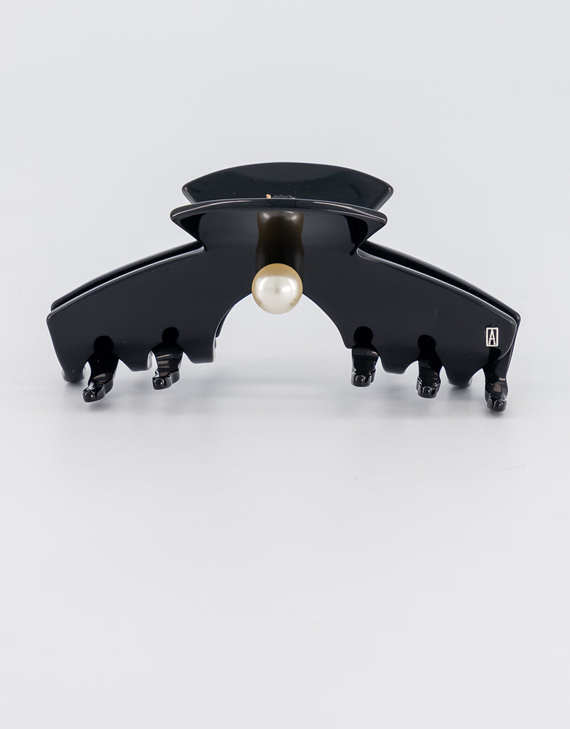 ALEXANDRE DE PARIS Acetate Pearl Clip Large