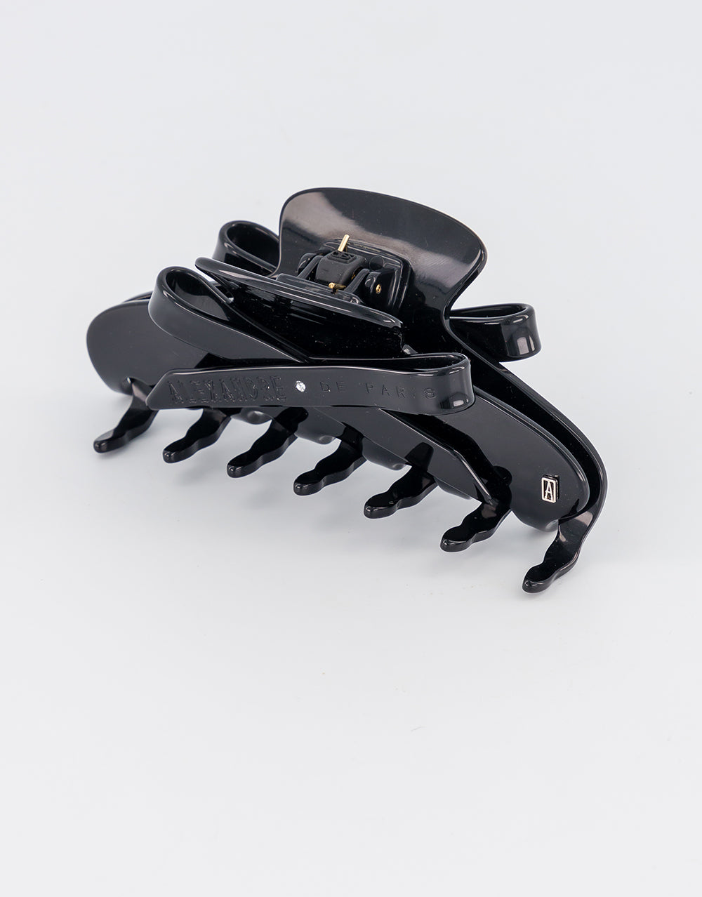 ALEXANDRE DE PARIS branded large acetate hair clip