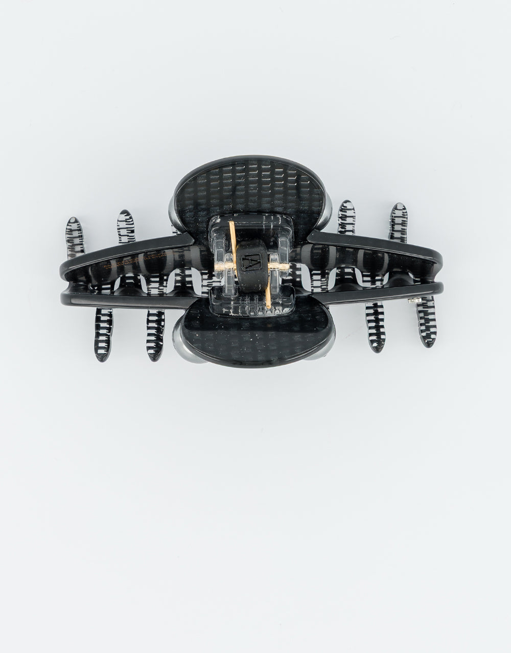 ALEXANDRE DE PARIS Black Mantra Acetate and Pearls Hair Clip