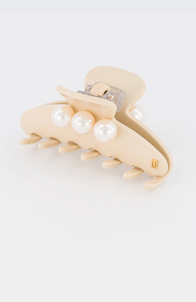 ALEXANDRE DE PARIS  Pearl Claw Clip