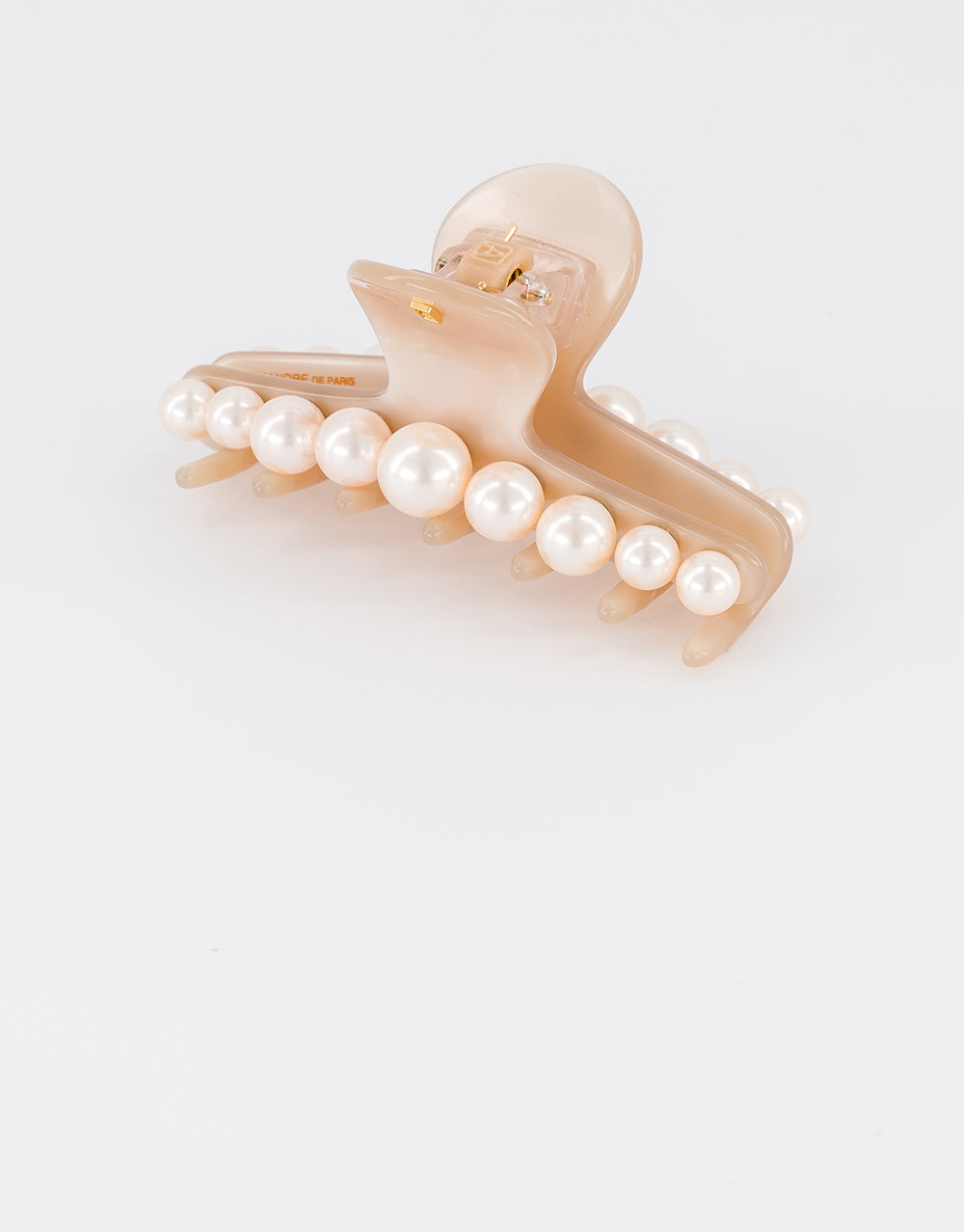 ALEXANDRE DE PARIS Goncourt acetate and pearls hair clip