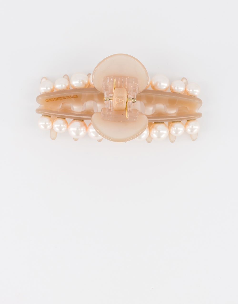 ALEXANDRE DE PARIS Goncourt acetate and pearls hair clip