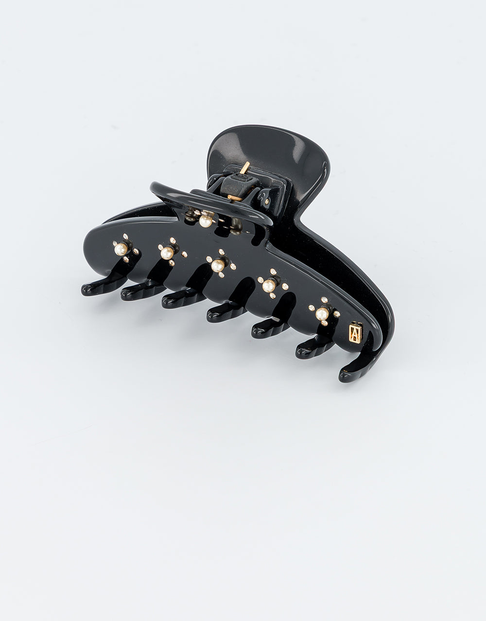 ALEXANDRE DE PARIS Seduction Acetate and Pearls Hair Claw Clip
