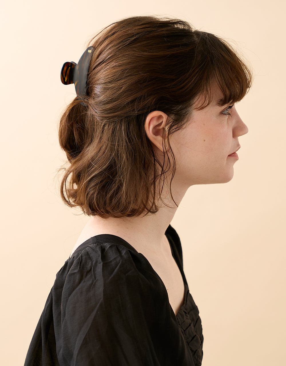 ALEXANDRE DE PARIS Jungle tortoiseshell acetate hair clip