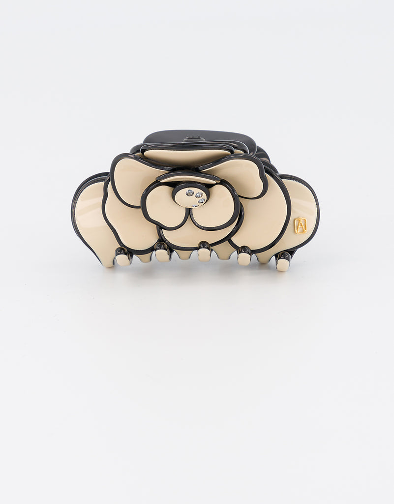 kaokao.1037765 レアALEXANDRE DE PARIS Alexandre de Paris regular beige jewel hair clip Pince