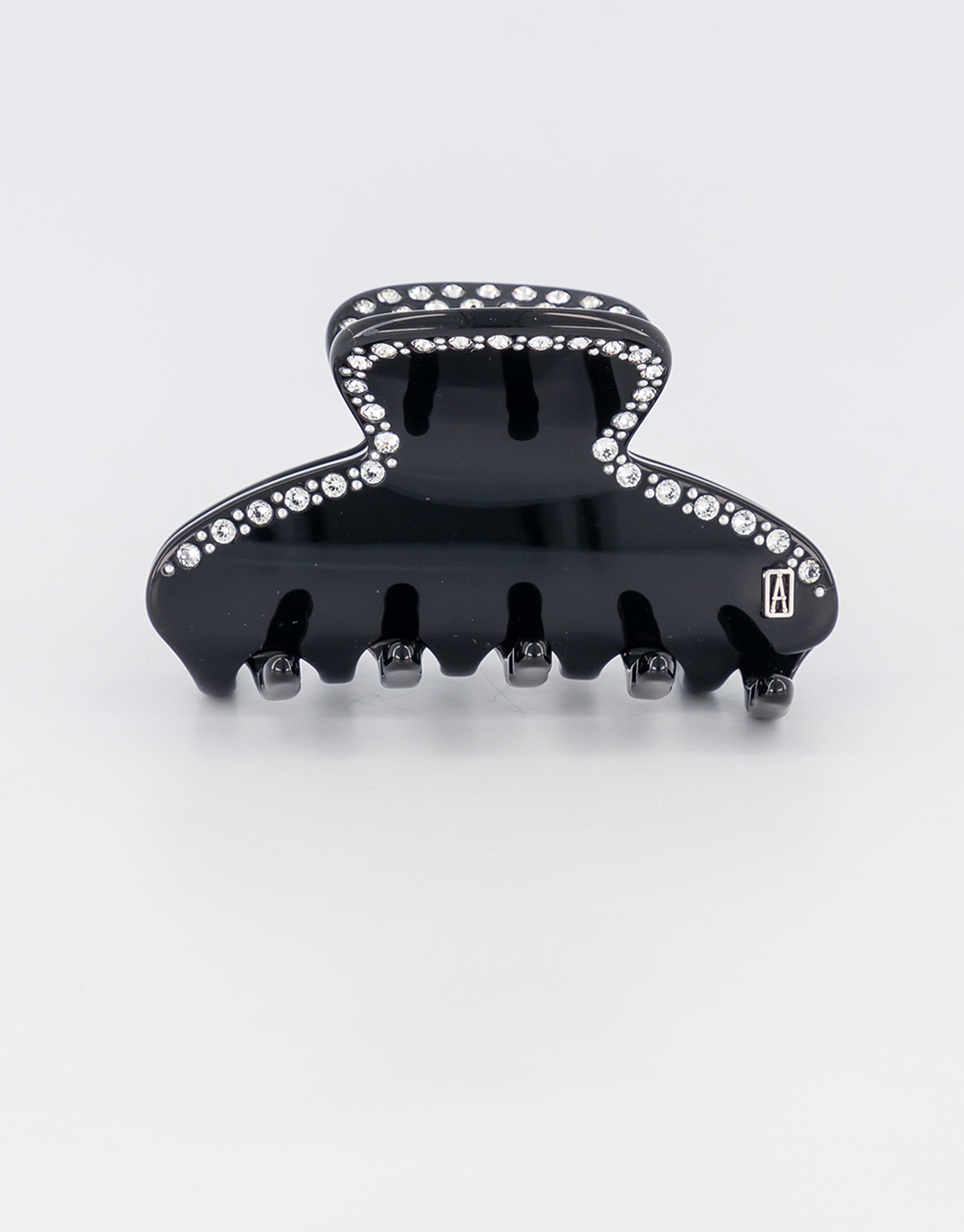 ALEXANDRE DE PARIS Voltaire Swarovski Strass Small Acetate Hair Clip