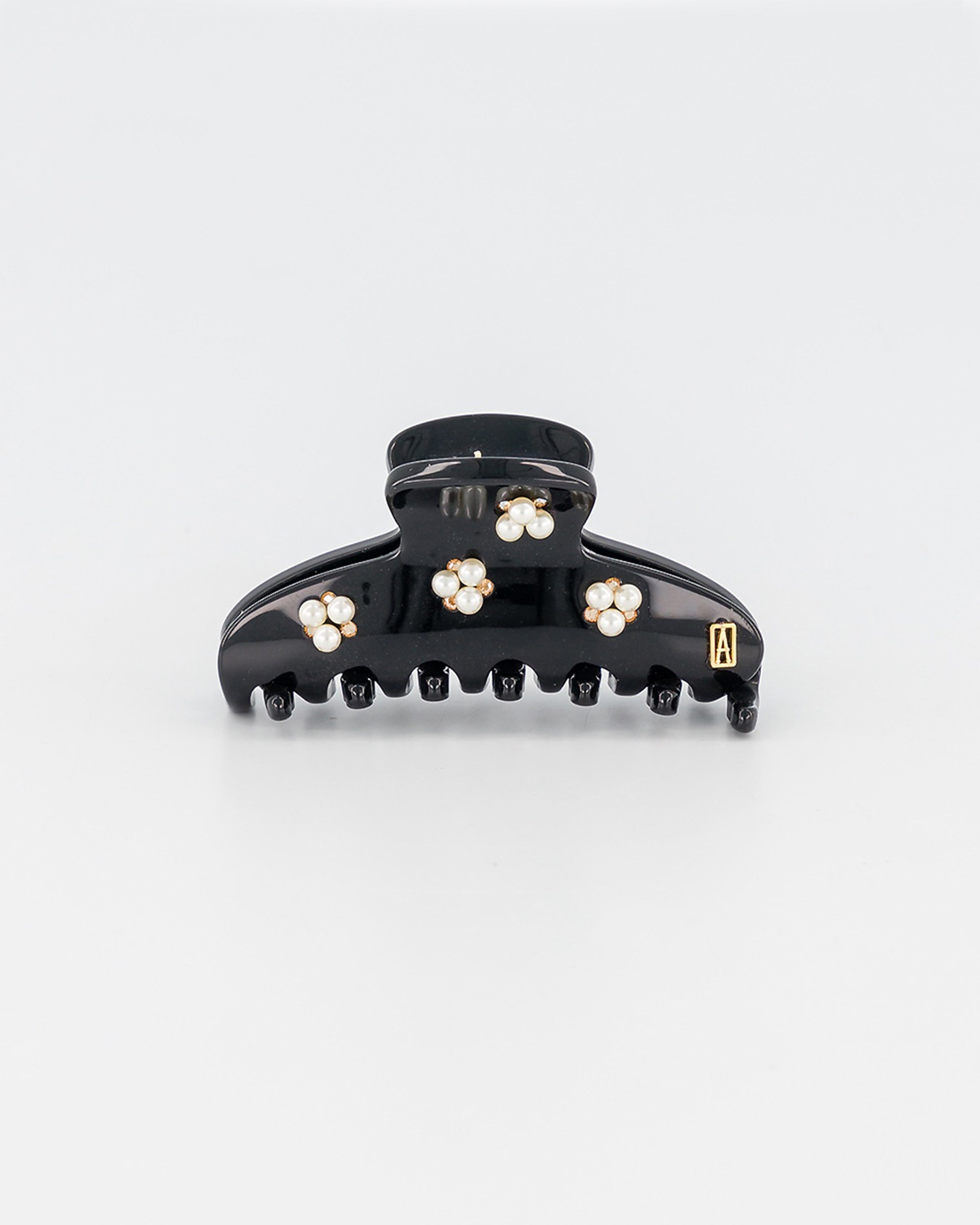 ALEXANDRE DE PARIS Swarovski Pearls and Crystals Acetate Hair Clip